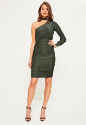 32000559_khaki-slinky-one-shoulder-ruche