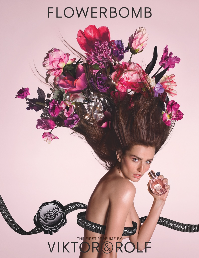 Viktor Rolf Flowerbomb Perfume Campaign