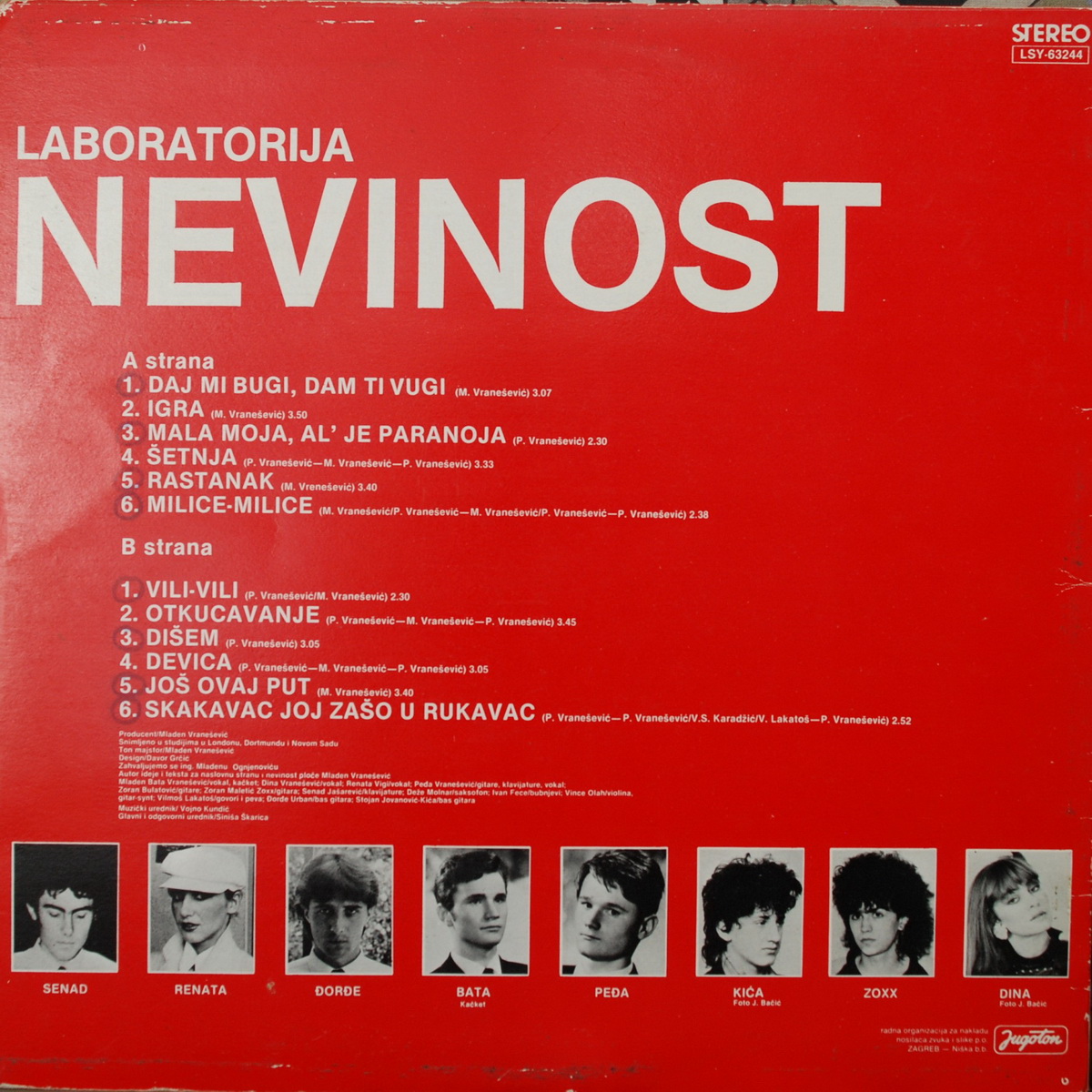 Laboratorija Zvuka 1986 Nevinost b
