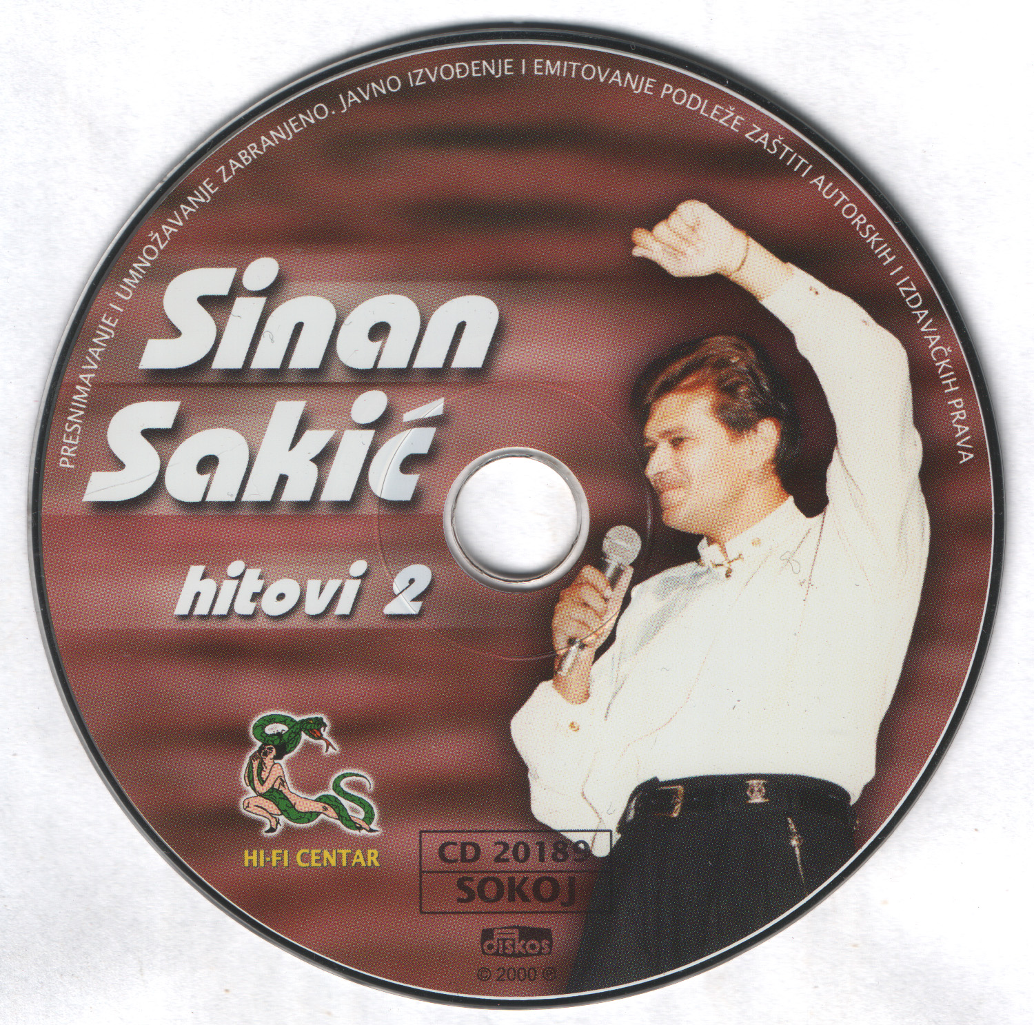 Sinan Sakic 2000 CD